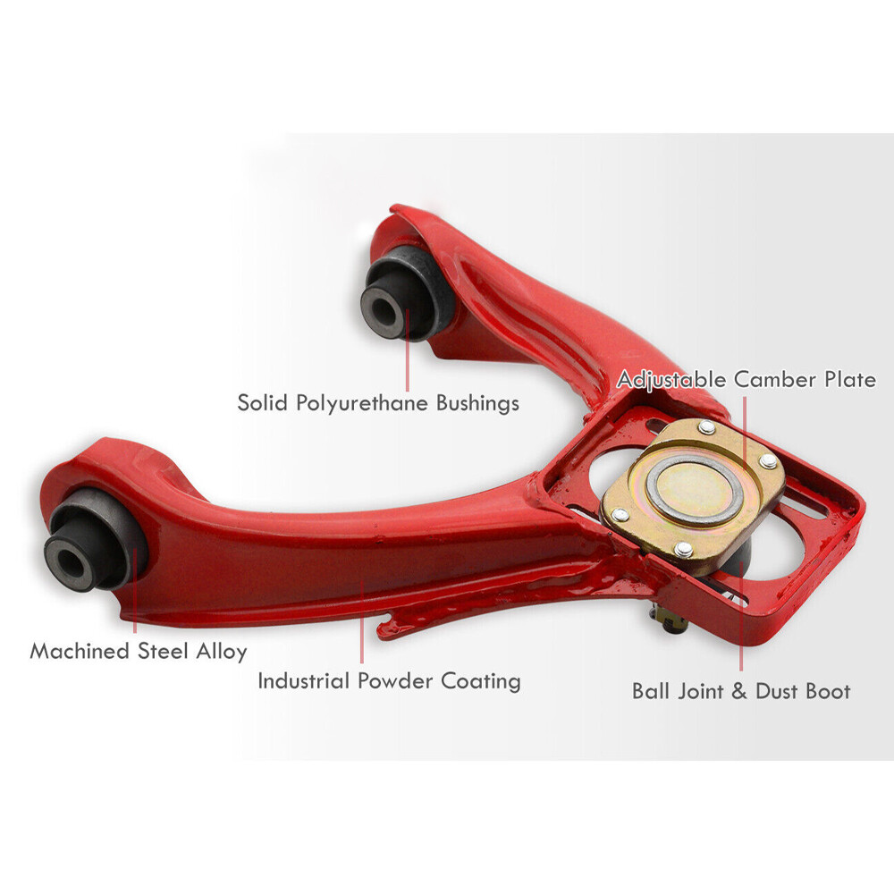 Adjustable Front Upper Control Camber A-Arms Kit For Honda Civic EJ EK 1996-2000