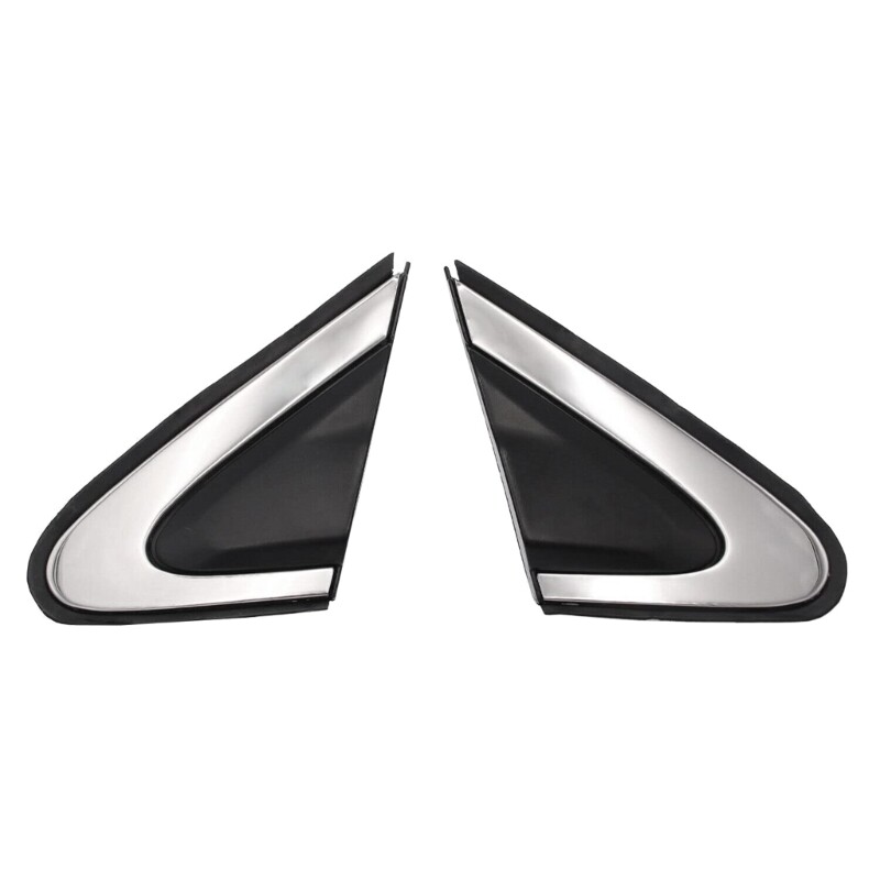Front Mirror Triangle Corner Pillar Trim Plastic Black for CR-V 2012-2016