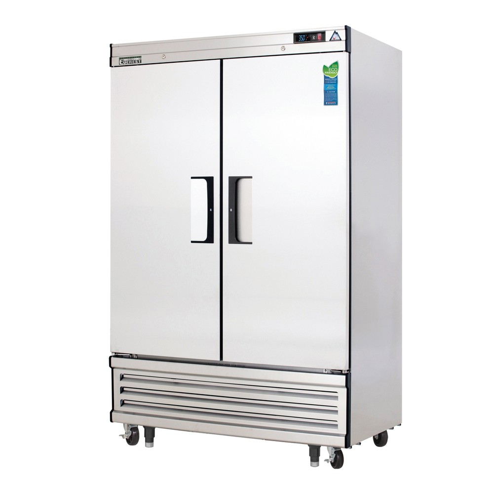 Everest EBSR2 49" Two Solid Door Reach-In Refrigerator, Bottom Mount, 48.0 cu...
