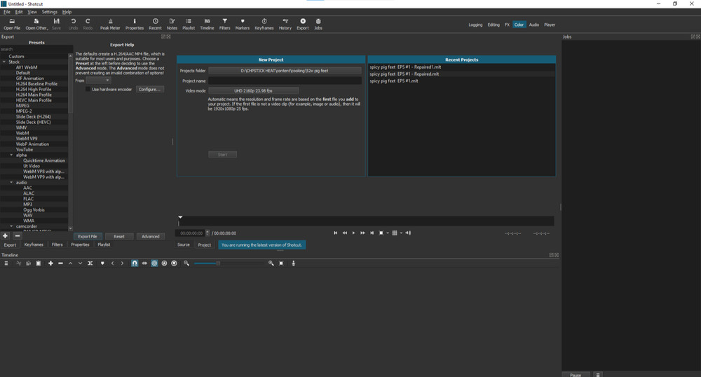 Shotcut Professional HD Video Editing Software Suite - for Windows USB or DVD
