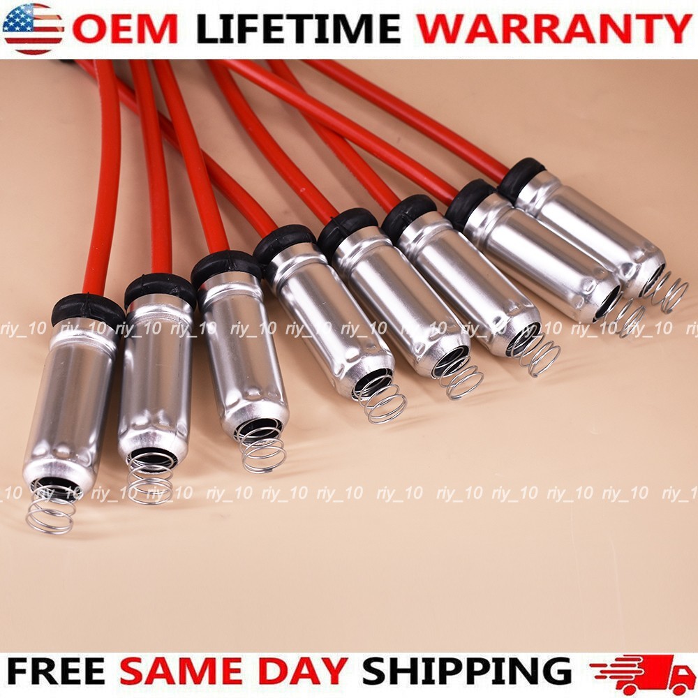8x OEM 48322 Perforamce Spark Plug Wires For CHEVY G/M LS1 VORTEC 4.8L 5.3L 6.0L