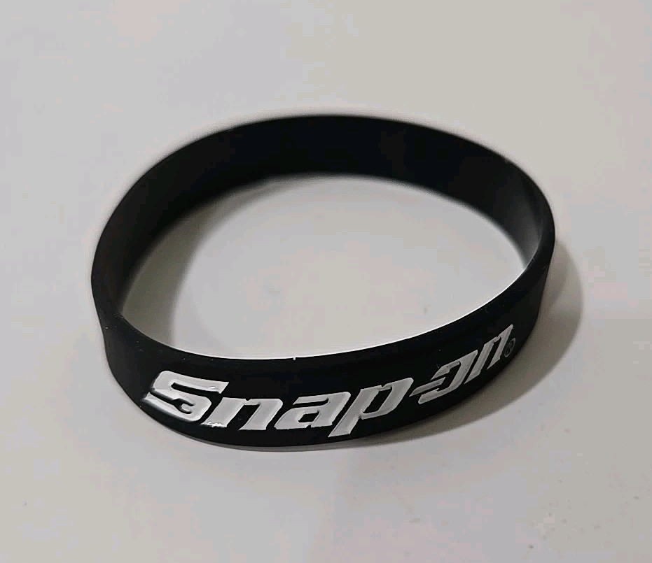 5Pc Snap On Tools PROMO Unisex Silicone Rubber Bracelet Wristband Multicolor NEW