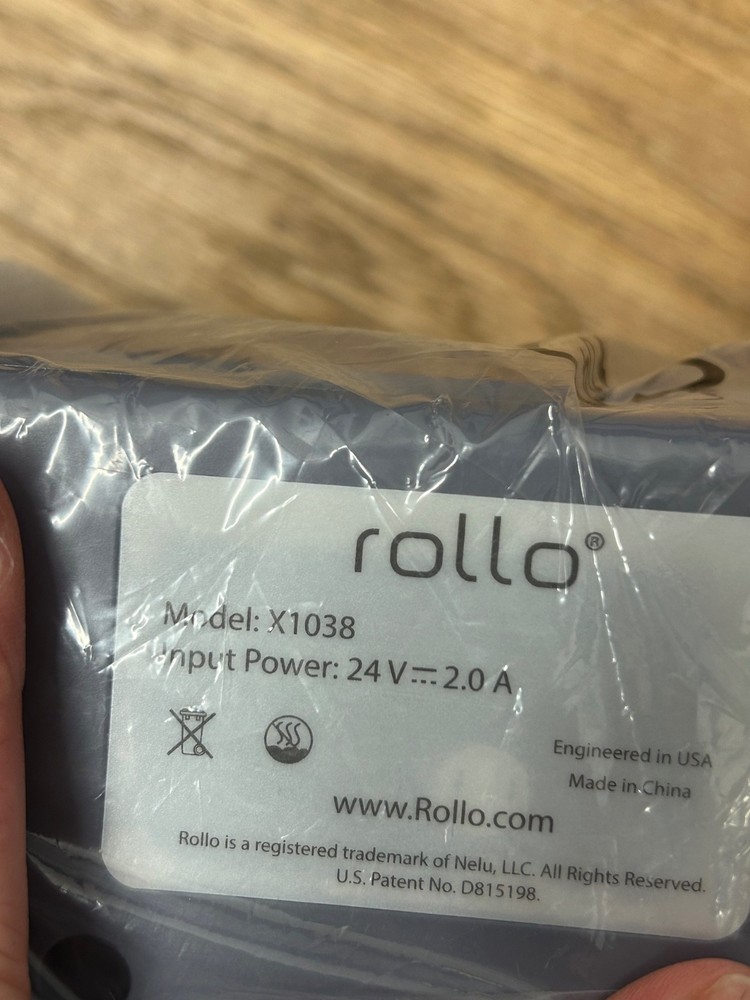 OPEN BOX Rollo Label Printer X1038 Gray with Power USB Cables Plus Labels Bundle