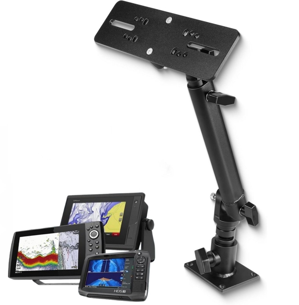 Marine Electronic Mount Fish Finder & Chartplotters Mount 350 Degree Adjustable