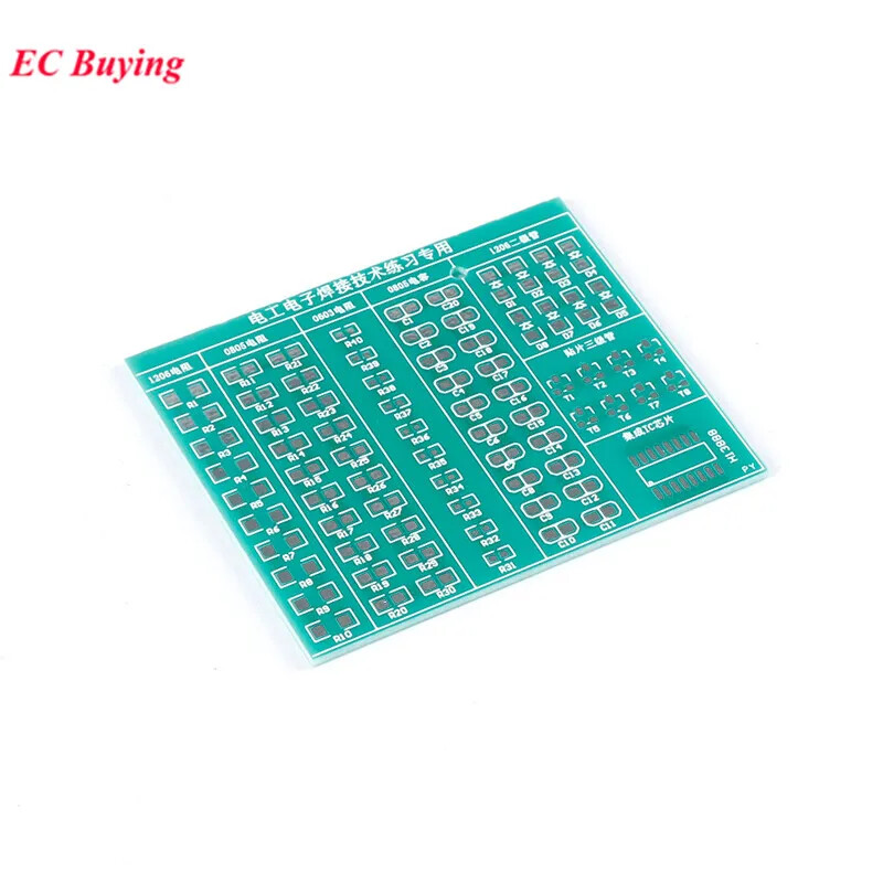 0603/0805/1206 Diode/Transistor PCB Component Soldering PCB Practice Board DIY