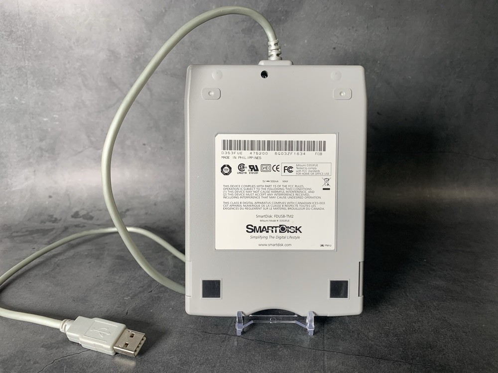 SmartDisk FDUSB-TM2, Mitsumi Model D353FUE, External 3.5" Disk Drive