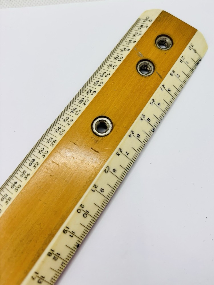 Vintage Simplon Of England Ruler Engine Divided Technical Drawing
