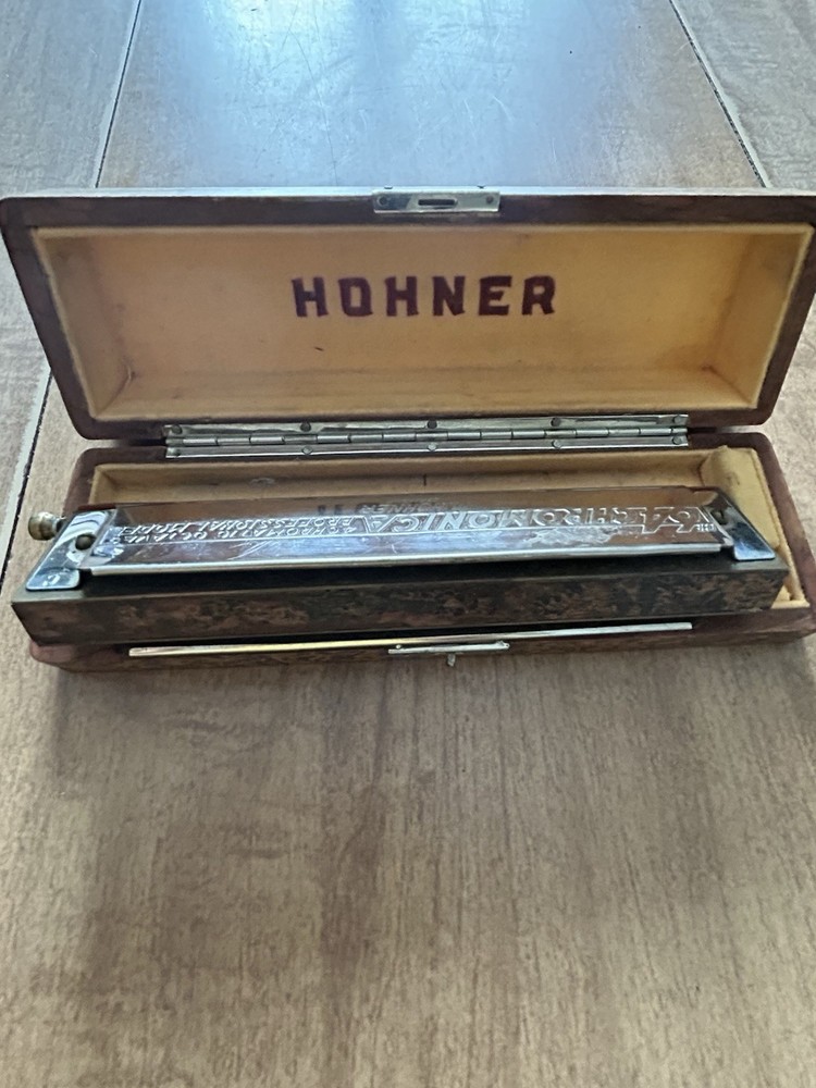 VTG M Hohner 64 Chromonica Chromatic Pro Model Harmonica w/ Case