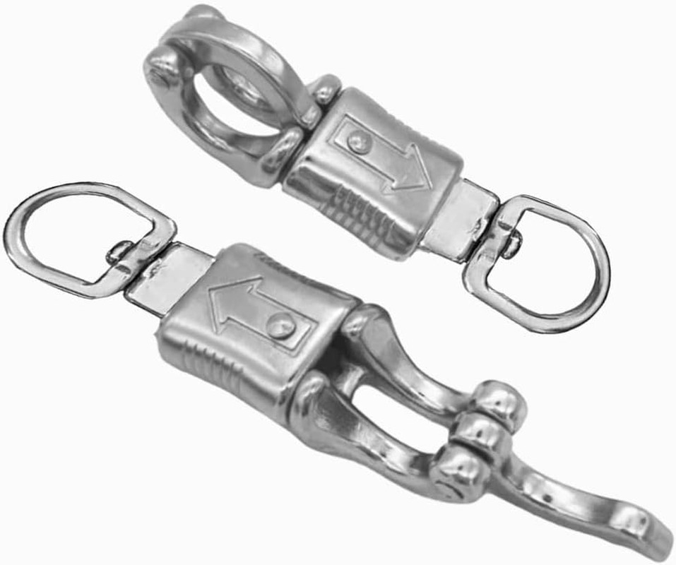 Ackron Panic Snap，Quick Release U-Type Snap Quick Release Clip Suitable for Lead