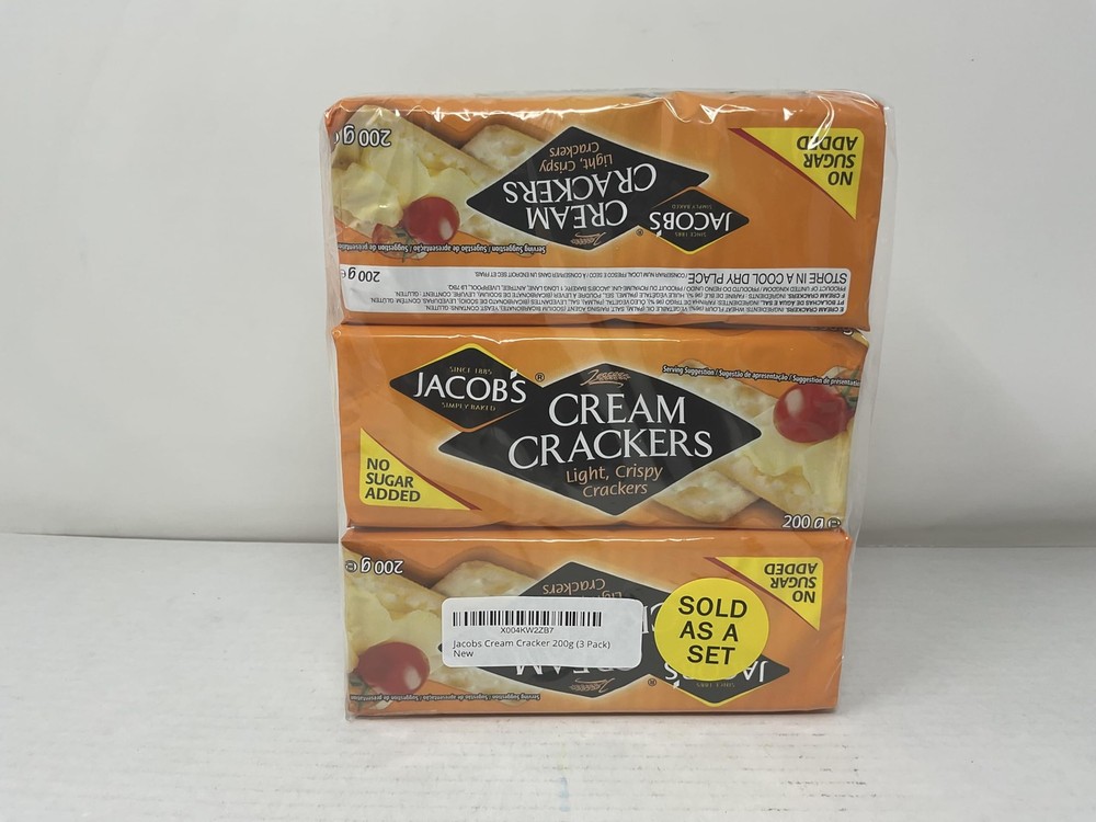 Jacobs Cream Cracker 200g (3 Pack)