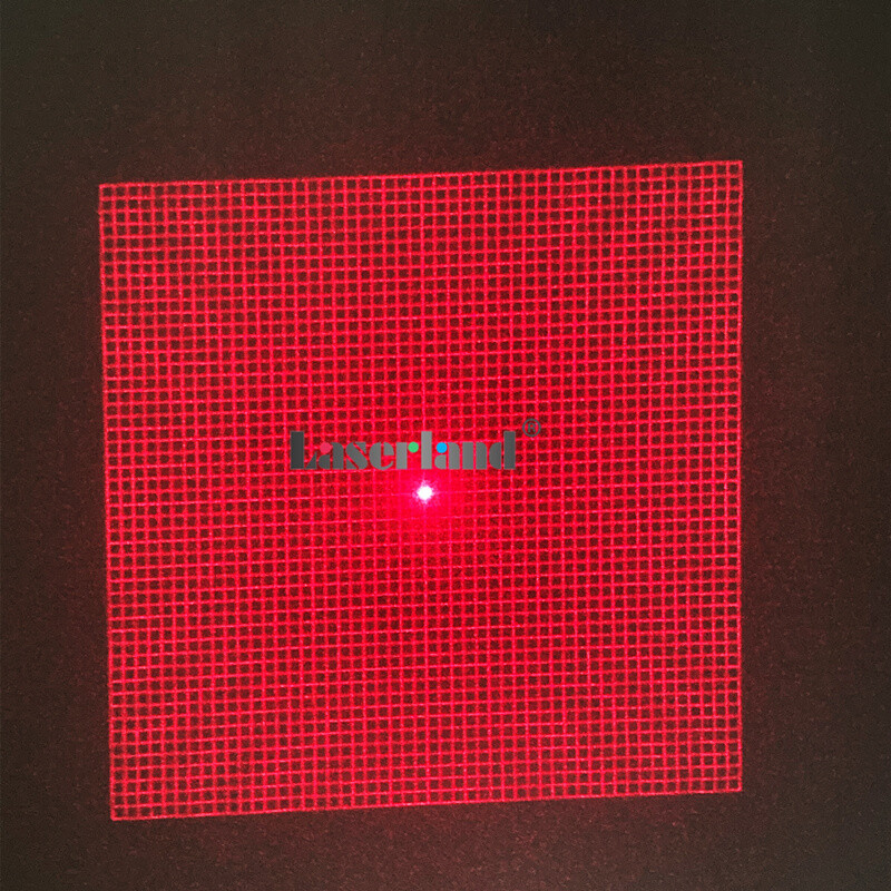 650nm 100mW 50*50 Grid Grating Red Laser Module 3D Structural Light Source