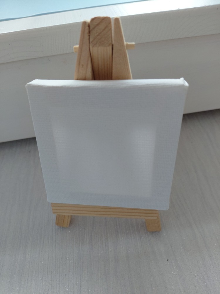 4x Mini Canvas & Easels