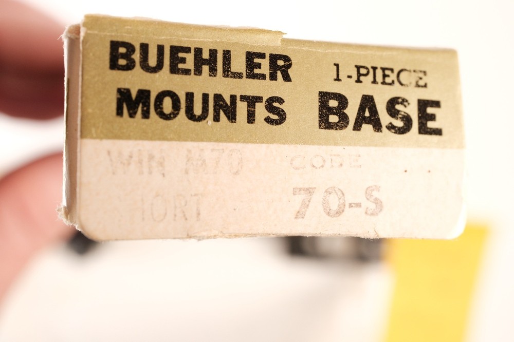 H203 Buehler Scope Mount Base Code 70-S Winchester Model 70 Short