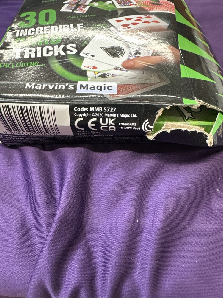 Marvin's Magic Ultimate Magic 30 Card Tricks Code: MMB5727 2020 NIB BOX DAMAGE