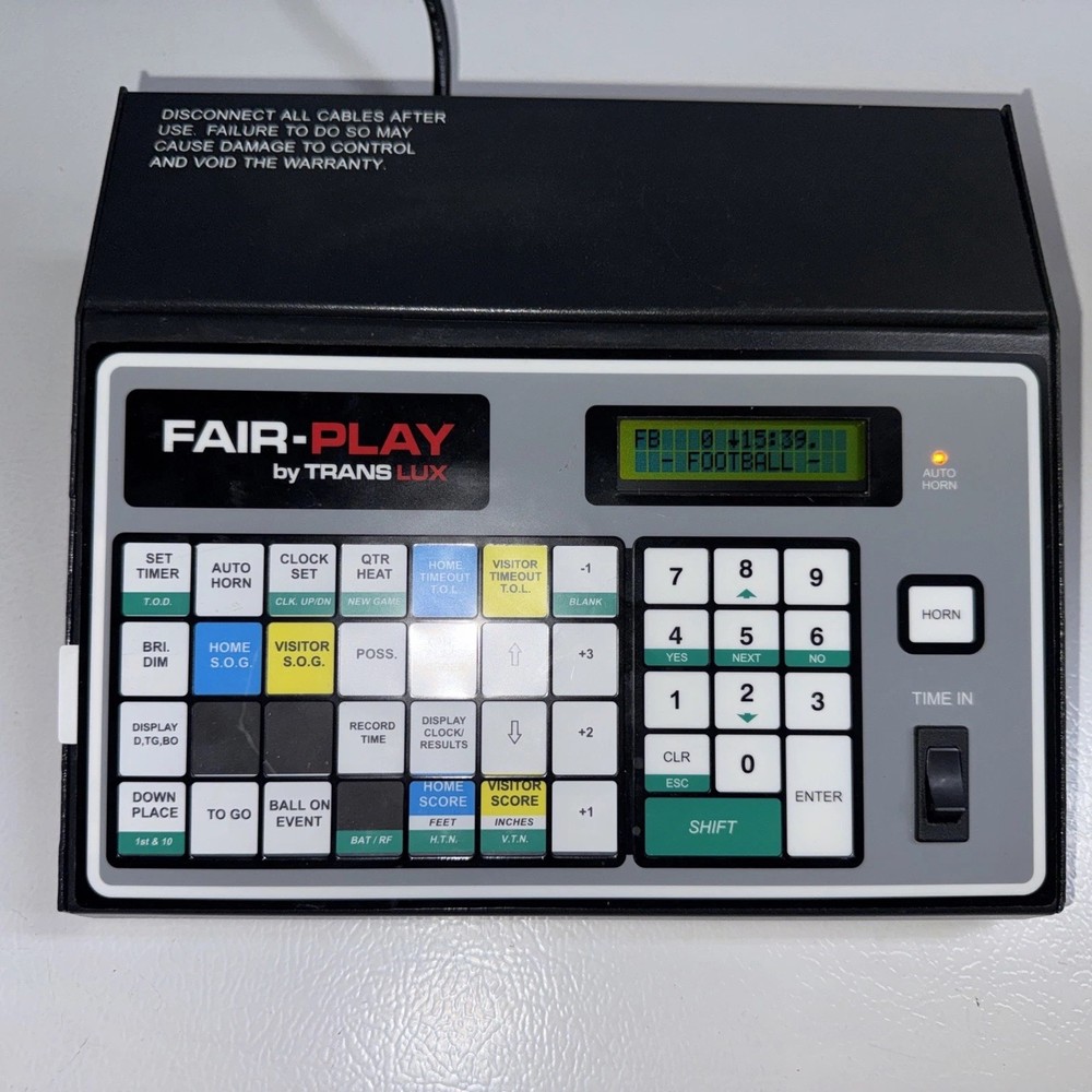 Fair-Play Translux MP70 MP-70 Wired Scoreboard Controller