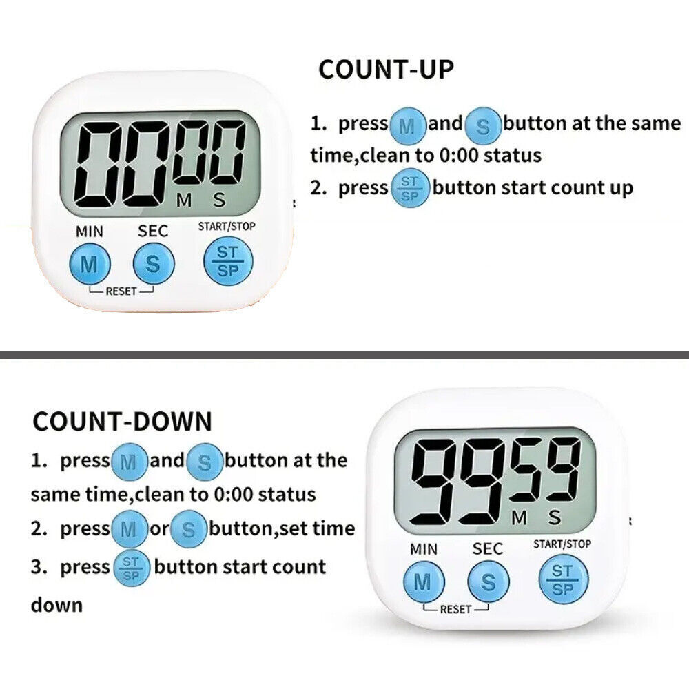 electronic student learning reminder, timer Large screen and high volume kitchen