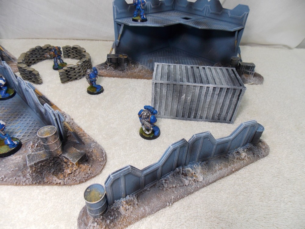 WARGAMING TERRAIN PAINTED BUNDLE 9 PIECE SET...ADVANCE ORDERS