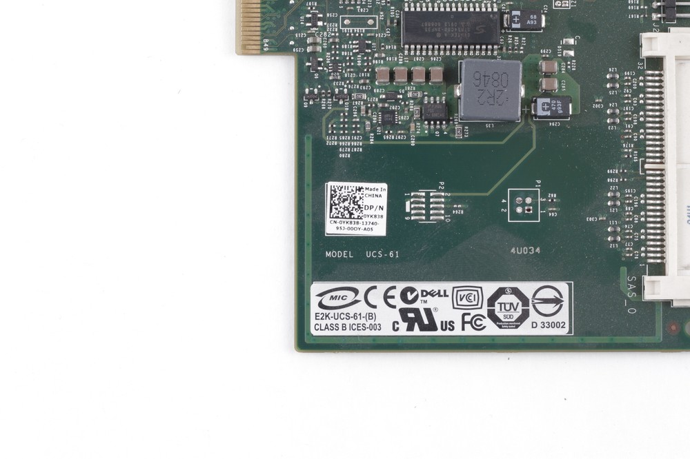 DELL PERC 6IR SAS RAID CONTROLLER // YK838 // FREE SHIPPING