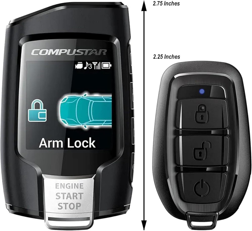 NEW Compustar CS8920-AS, 2-Way Remote Start/Alarm System optional BLAD-AL engine