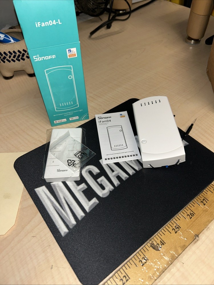 NEW iFAN04 WiFi Ceiling Fan Light Controller, APP Control & Remote Control