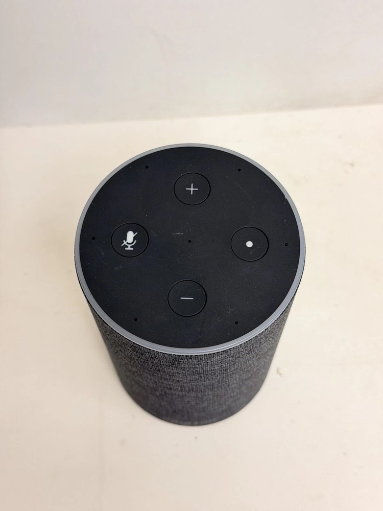 Amazon Echo 2nd Gen Smart Speaker Alexa Dolby Processing Charcoal Fabric