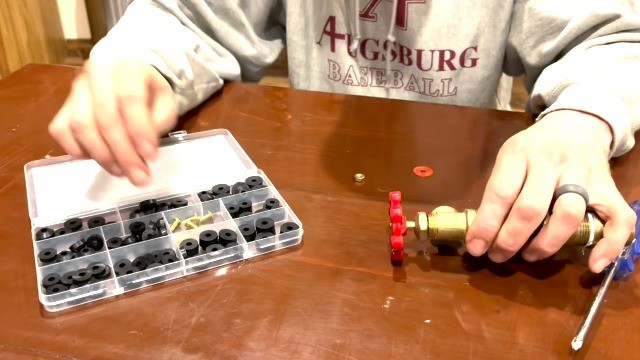 106 PCS Faucet Washer Assortment Kit with Assorted Flat Washers 106 PC