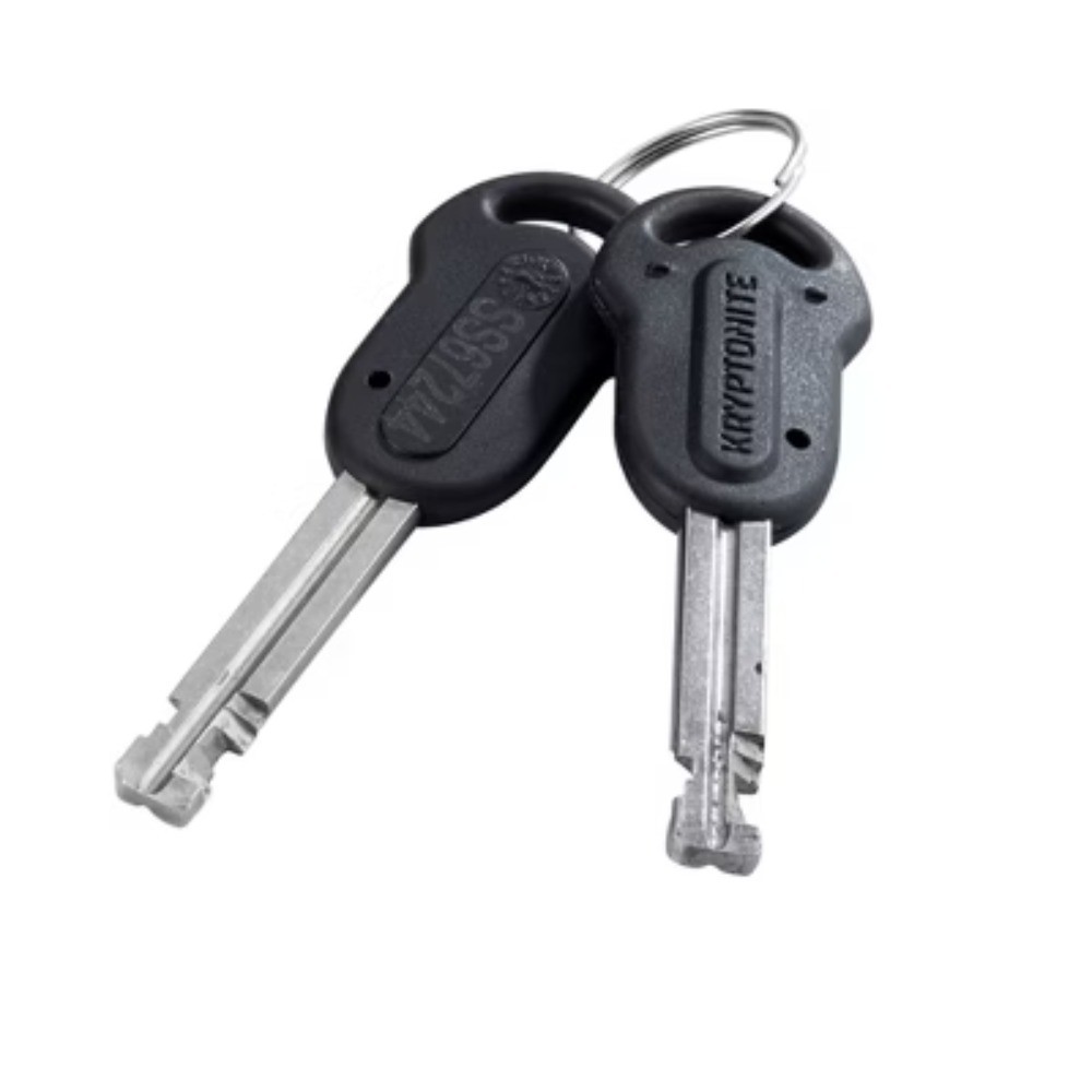 Kryptonite Chain Key Chain - 8mm: Black Key Lock for Bikes
