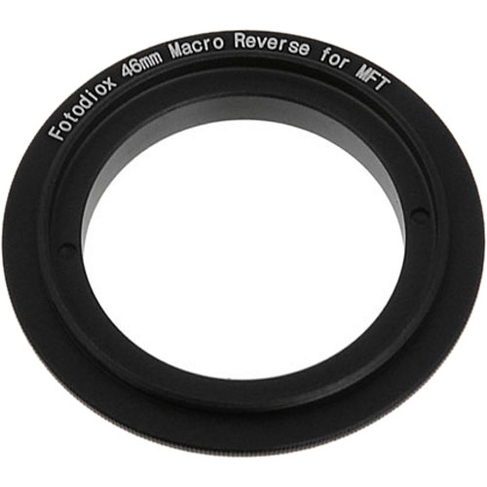 Fotodiox 46mm Filter Thread Macro Reverse Mount Adapter Ring for Micro Four Thir