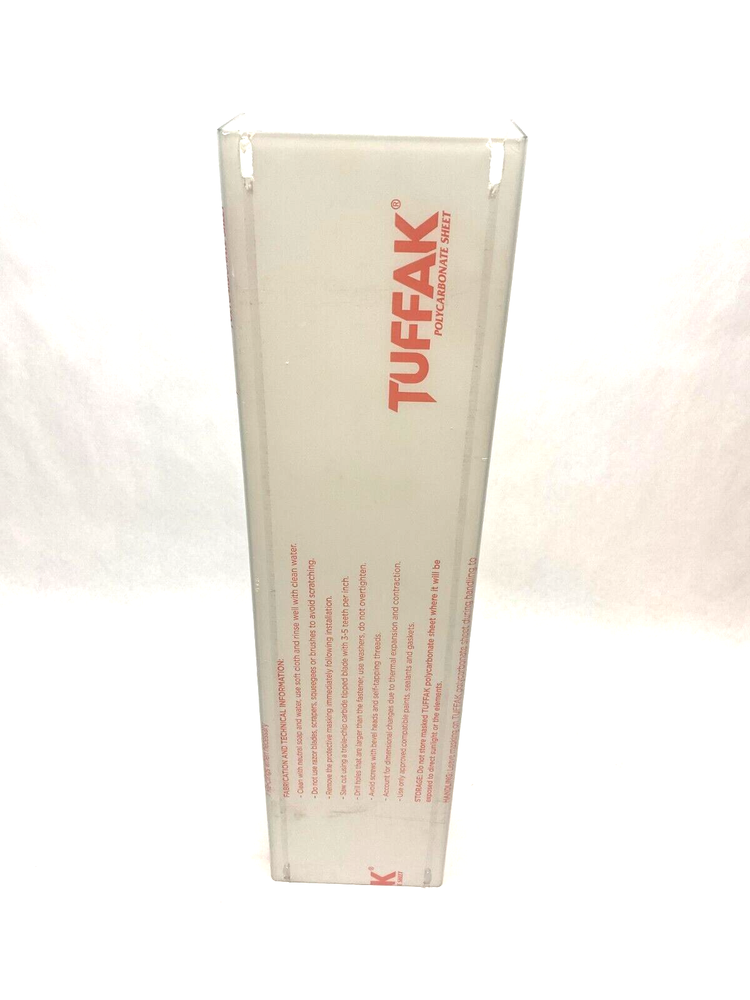 Plaskolite Tuffak C4309M104 Protective Polycarbonate Sheet UV Stabilized