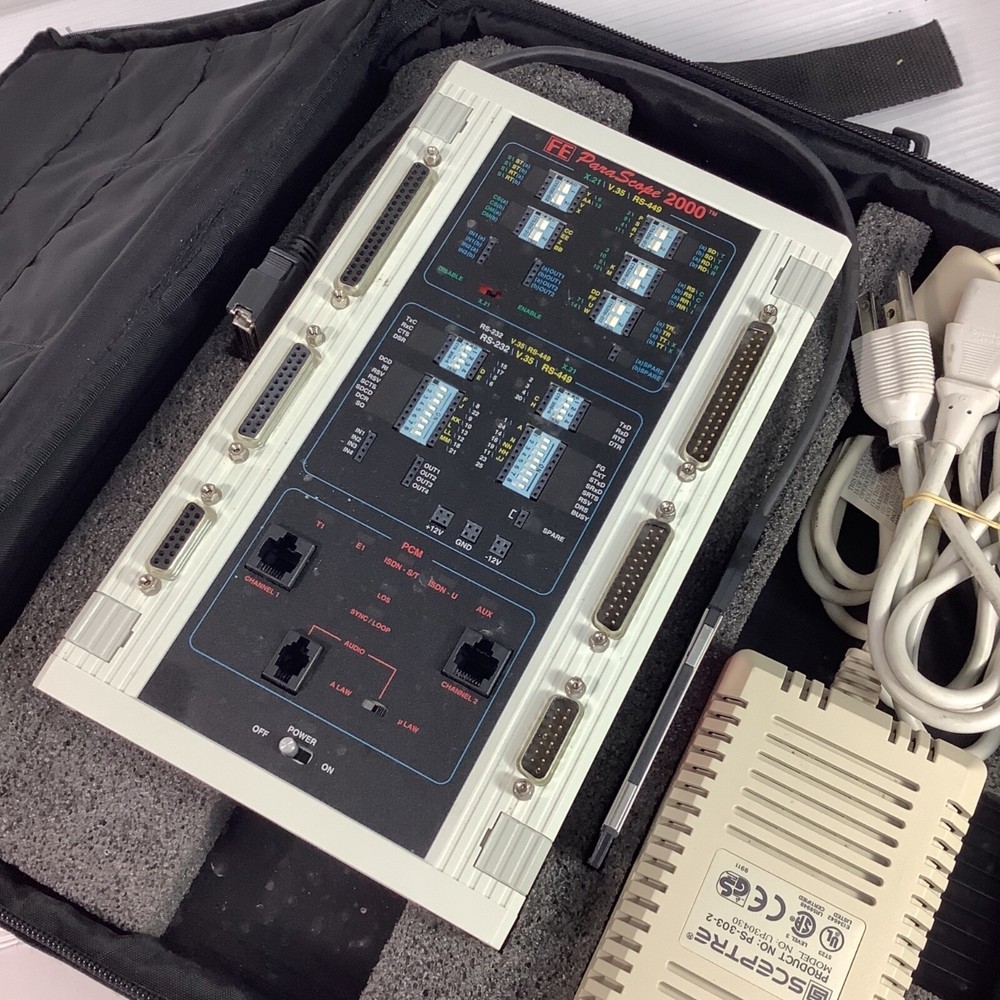 FE Parascope 2000 IT Computer Analyzer  W/ Case