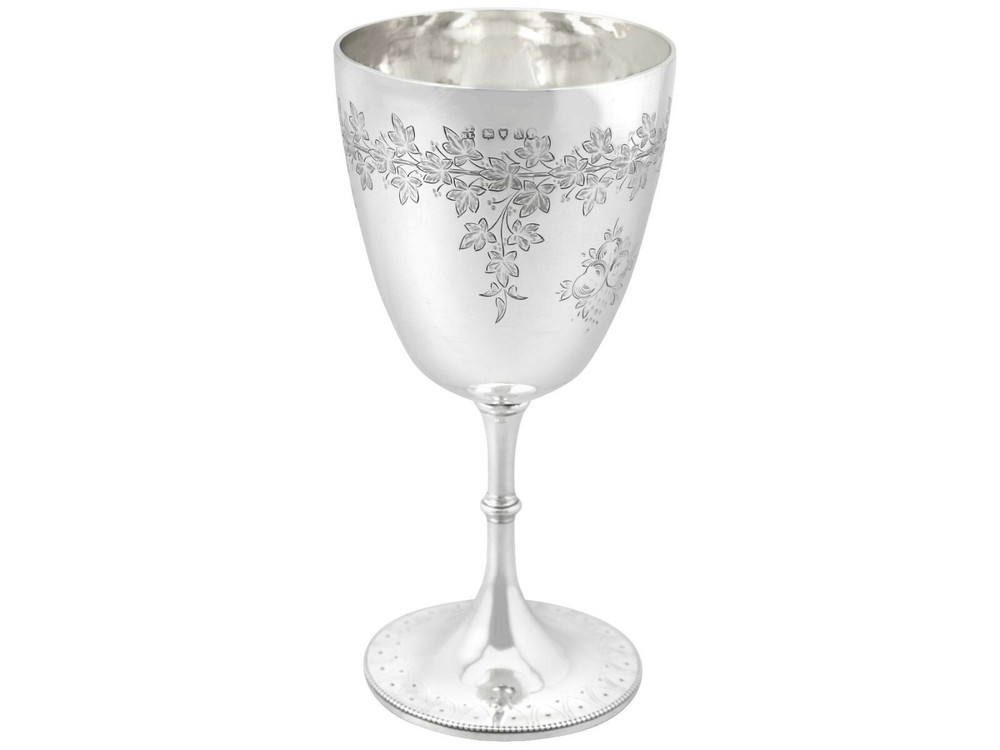 Sterling Silver Goblet - Antique Victorian (1876)