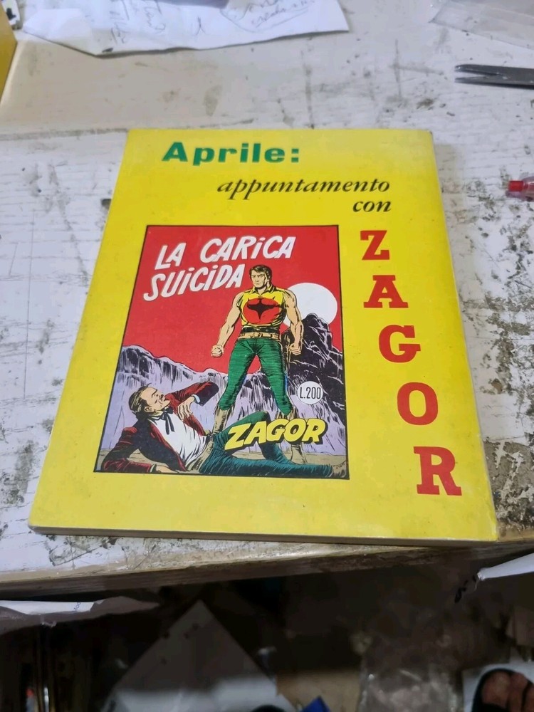 ZAGOR ZENITH ORIGINAL NO. 108 CONDITION NEVER OPENED AND NEVER READ