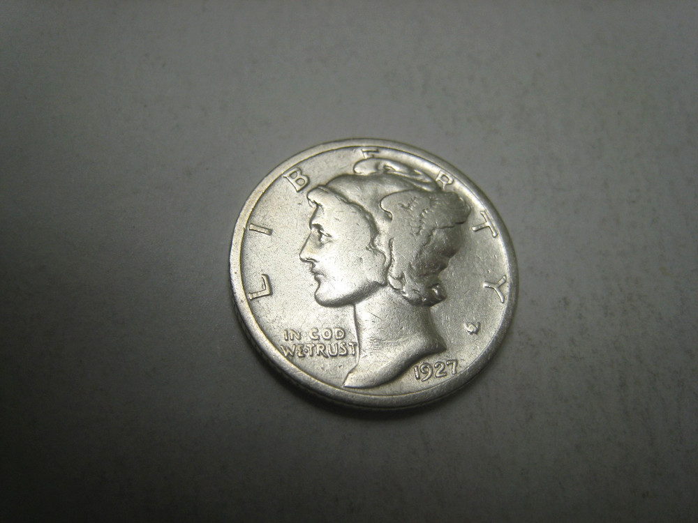 1927-S Mercury Silver Dime