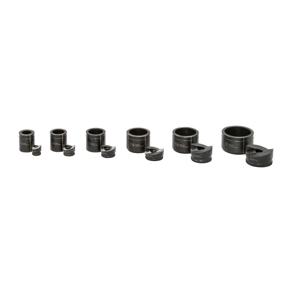 GREENLEE  Knockout Punch Set,12 pcs. 55FE66