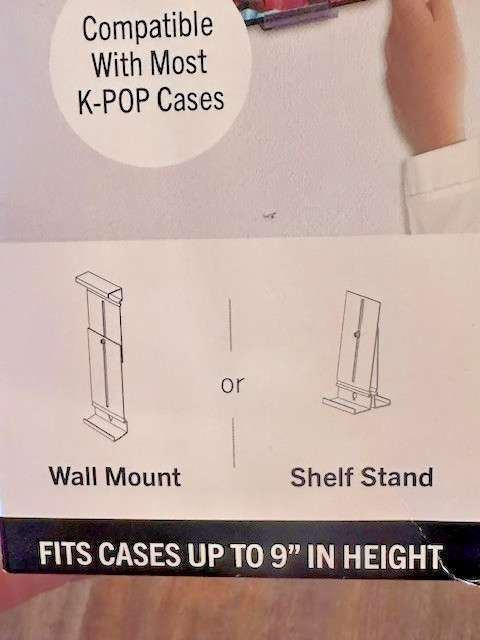 Collector Mount CD / K-POP Display 2 Pack Acrylic Adjustable Mount
