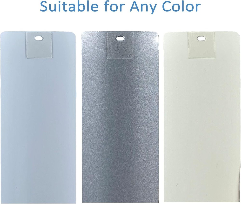 60 Snap-in Vertical Blind Repair Tabs - Transparent & Long-lasting Solution