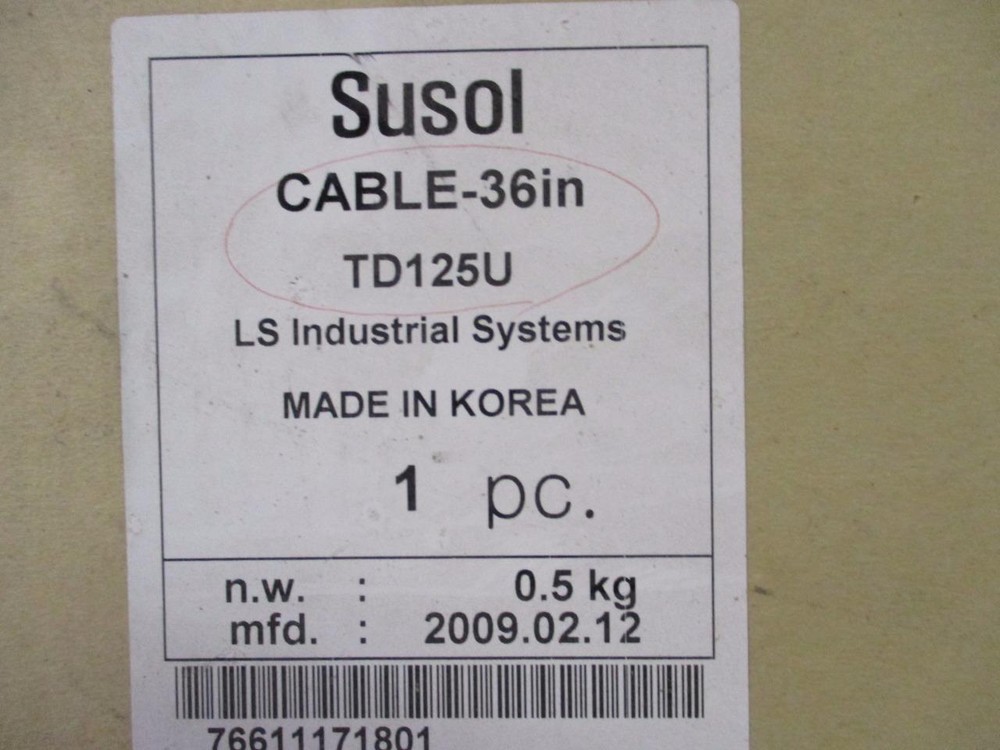 Susol 36" Flange Handle Cable For TD125U