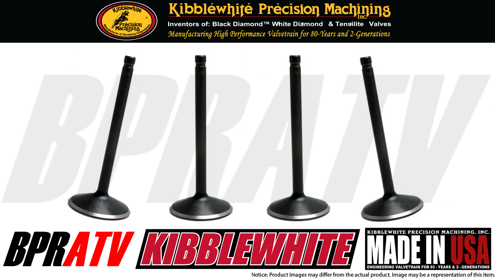 13-18 KTM 450 SX-F SXF 450 Kibblewhite Intake Valves Exhaust Valve Kit RED Seals