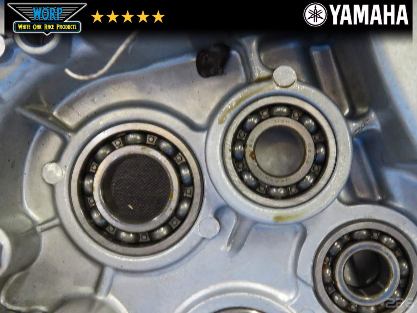 2006 YAMAHA RAPTOR 350 MATCHED LEFT RIGHT CRANK CASES CRANKCASE SET ~ OEM 04-13