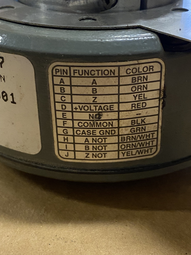 Hollow Shaft Encoder 1" Bore Dynapar HS351024G1447