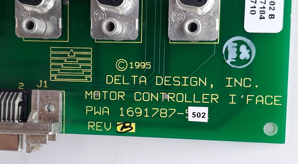 Delta PWA 1691787-502 Rev B Motor Controller Interface PCB 1691788-401