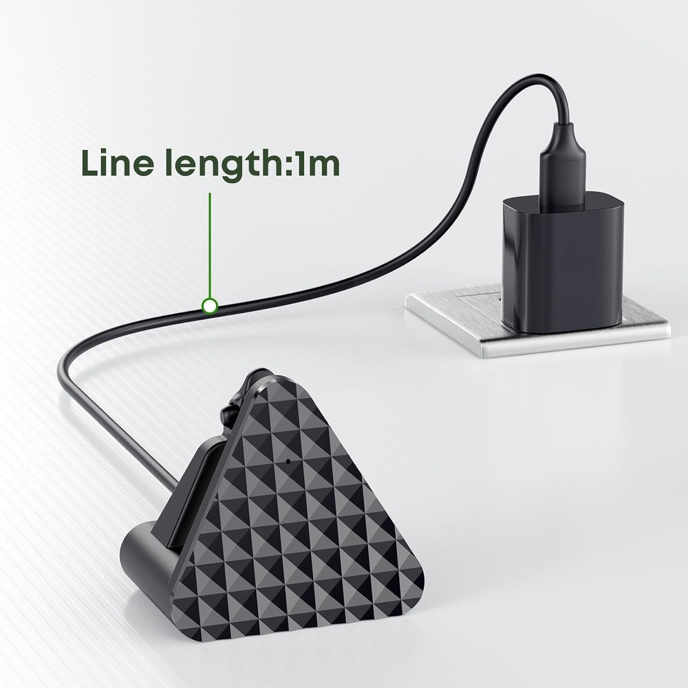 Charging Dock Compatible with Ray-Ban Meta Smart Glasses Black