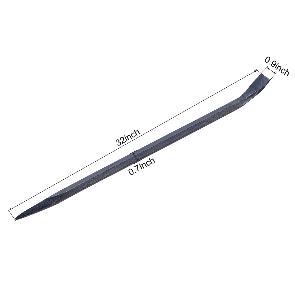 32" Hexagonal Connecting Bar for Prying Aligning Steel Crowbar Chisel End