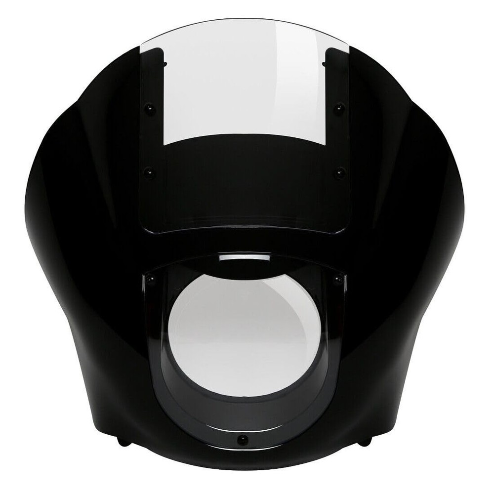 Black Quarter Fairing Clear Windshield Kit