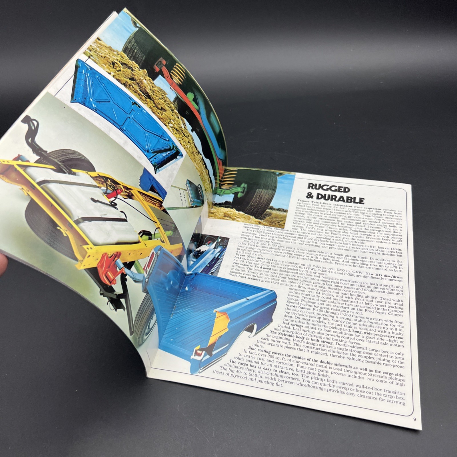 Vtg Orig 1976 Ford Pickups Dealer Sales Catalog Truck Brochure Specs Colors USA