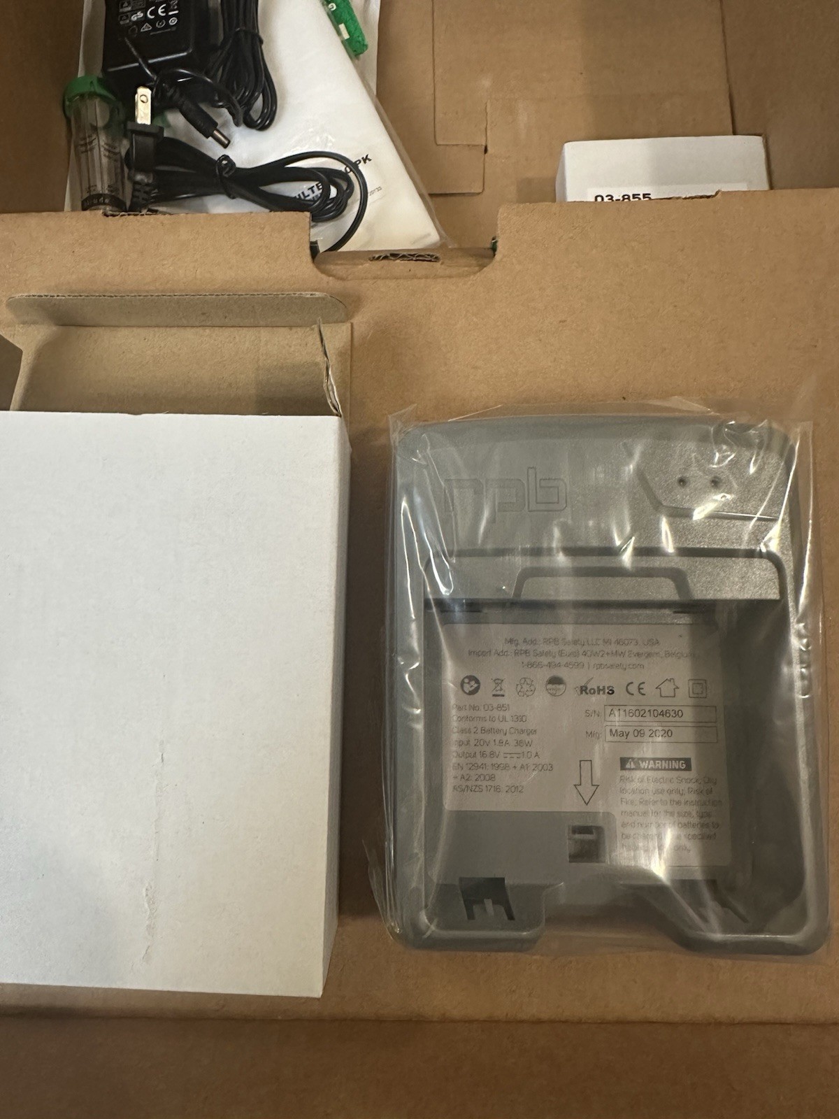 RPB Safety PX5 PAPR Powered Air Purifying Respirator Kit 03-801