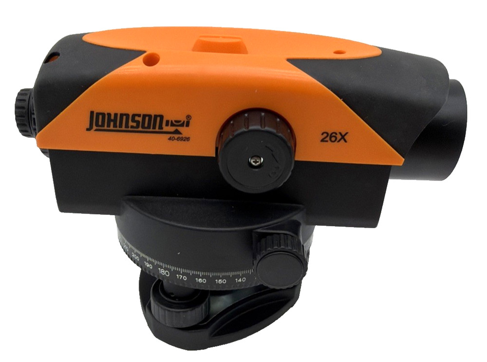 Johnson Level & Tool 26X Automatic Optical Level 40-6926 Case w/ Strap Manual