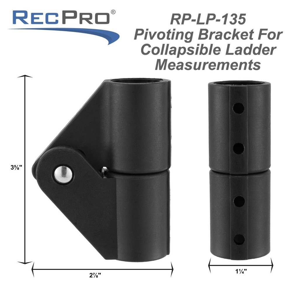 RecPro Pivoting Bracket for Collapsible RV Ladder 2 Pack