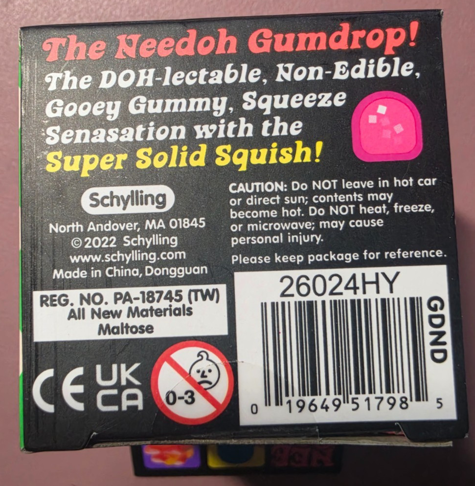Needoh Gumdrop - Orange