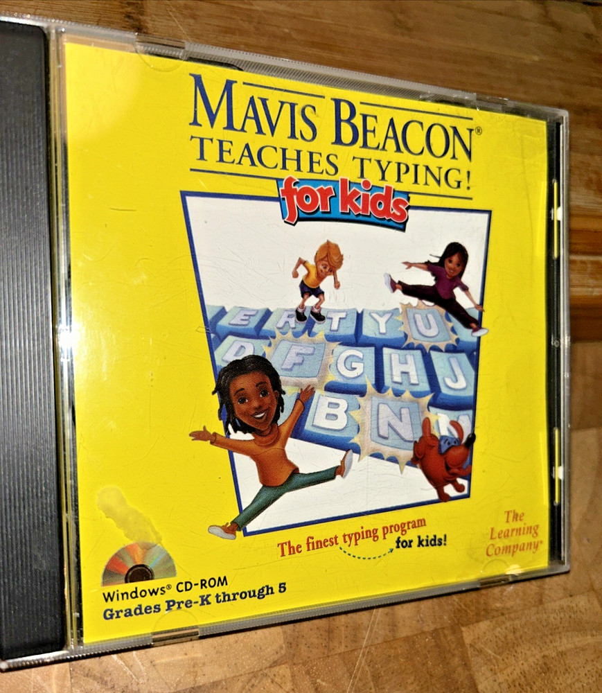 Typing for Kids PC CD children learn computer keyboard techniques type accurate!